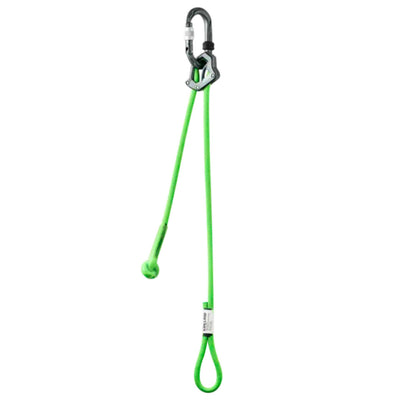 Edelrid Switch Adjust Neon Green - 120cm | Lanyards & Self-Belay Slings | Further Faster Christchurch NZ