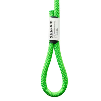 Edelrid Switch Adjust Neon Green - 120cm | Lanyards & Self-Belay Slings | Further Faster Christchurch NZ