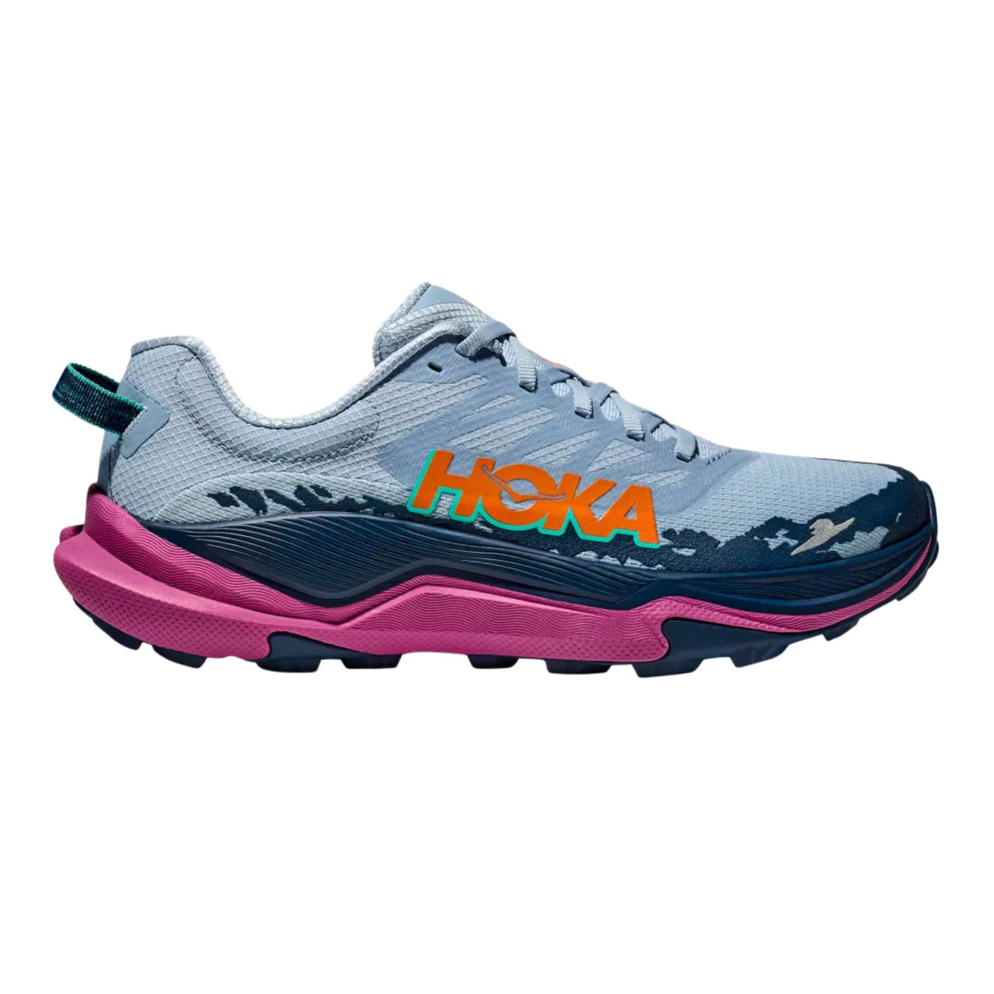 Hoka Torrent 4 - Womens | Trail Running Shoe | Further Faster Christchurch NZ | #drizzle-fuchsia