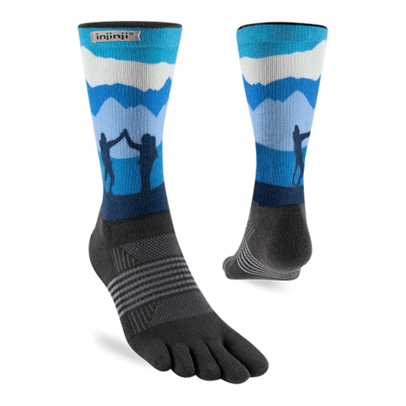 Injinji Trail Artist Designed Womens - Crew | Trail Running Socks | Further Faster Christchurch NZ | #denali