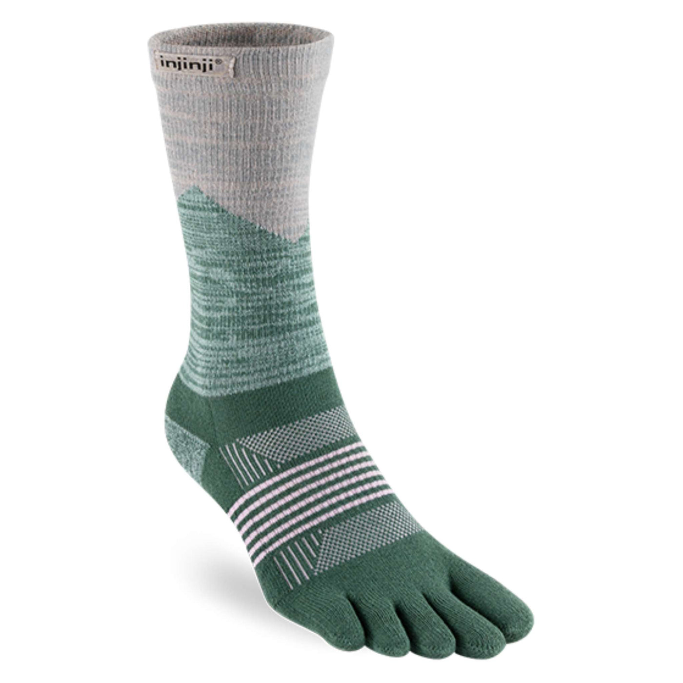 Injinji Trail Midweight Womens - Crew | Trail Running Socks | Further Faster Christchurch NZ | #alpine