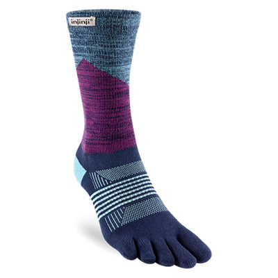 Injinji Trail Midweight Womens - Crew | Trail Running Socks | Further Faster Christchurch NZ | #twilight