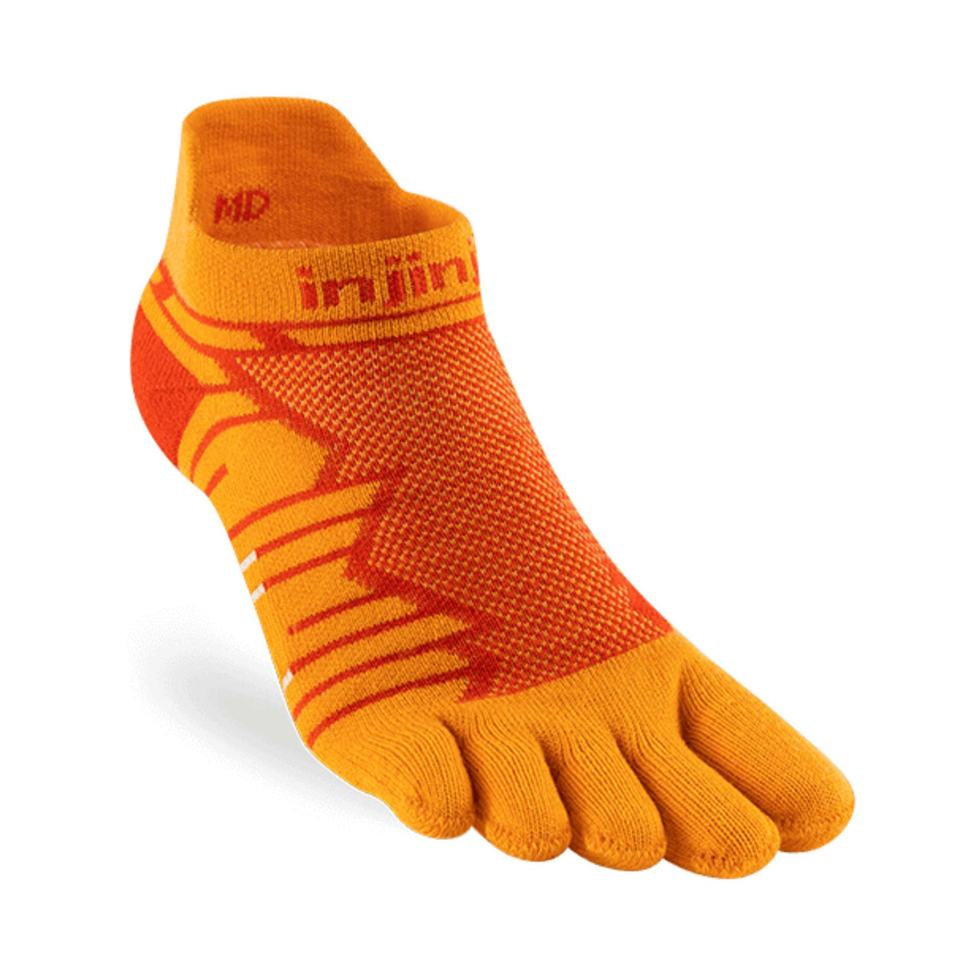 Injinji Ultra Run - No Show | Injinji Toe Socks NZ | Trail Running Socks | Further Faster Christchurch NZ | #desert-orange