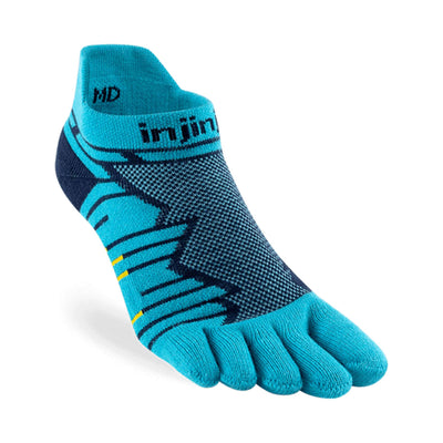 Injinji Ultra Run - No Show | Injinji Toe Socks NZ | Trail Running Socks | Further Faster Christchurch NZ | #pacific-blue