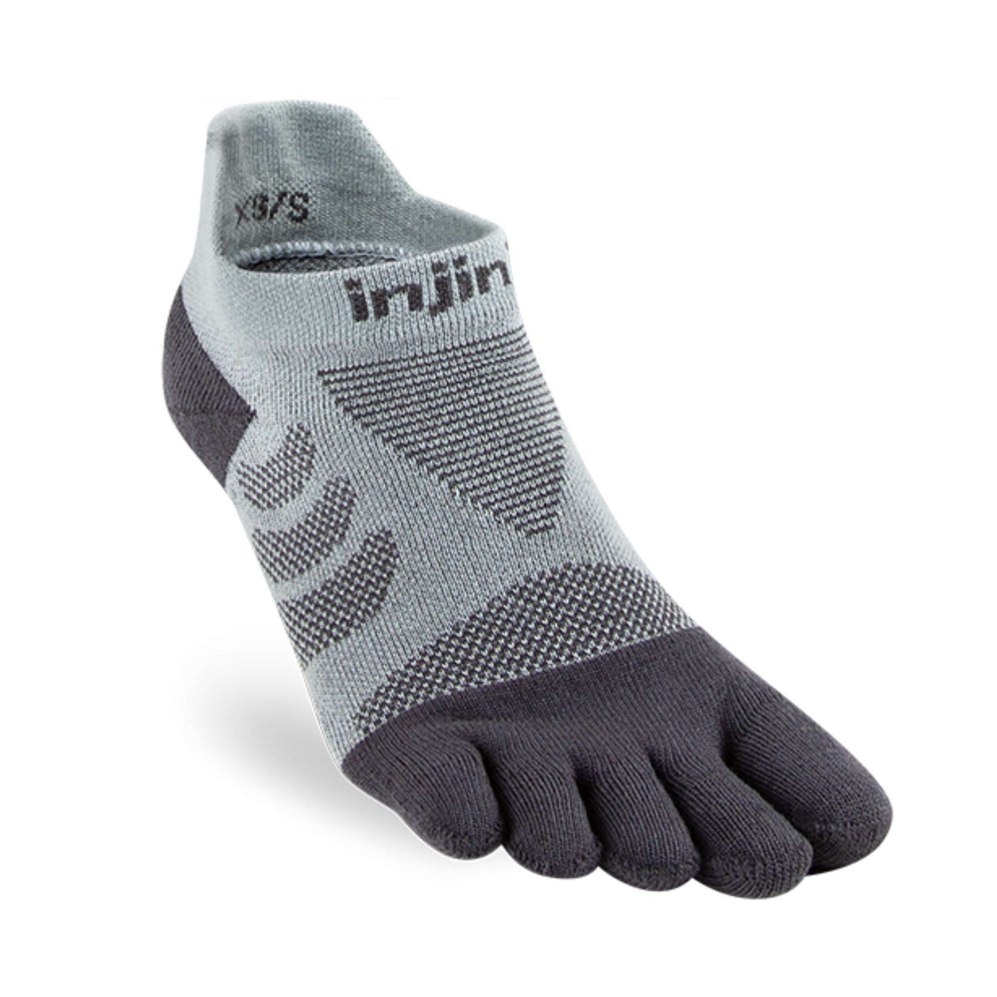 Injinji Ultra Run Womens - No Show | Injinji Toe Socks NZ | Trail Running Socks | Further Faster Christchurch NZ | #slate