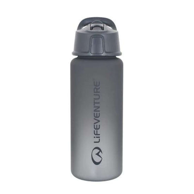 Lifeventure Flip Top Water Bottle - 750ml | Outdoor Flasks & Bottles | Further Faster Christchurch NZ | #grey