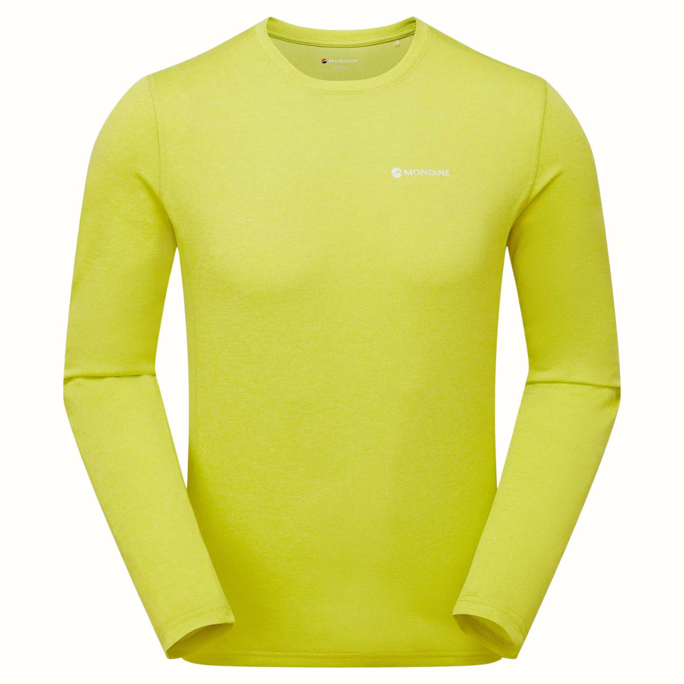 Montane Dart Long Sleeve T-Shirt Mens | Hiking Base Layer | Further Faster Christchurch NZ | #citrus-spring