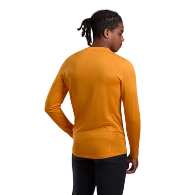 Montane Dart Long Sleeve T-Shirt Mens | Hiking Base Layer | Further Faster Christchurch NZ | #nagami-orange