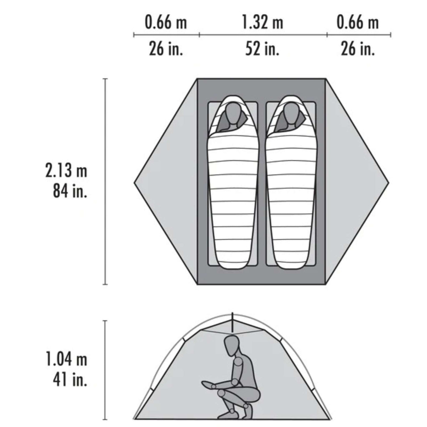 MSR Elixir 2 Tent with Footprint - 2 Person Tent | 3 Person Tent | Further Faster Christchurch NZ