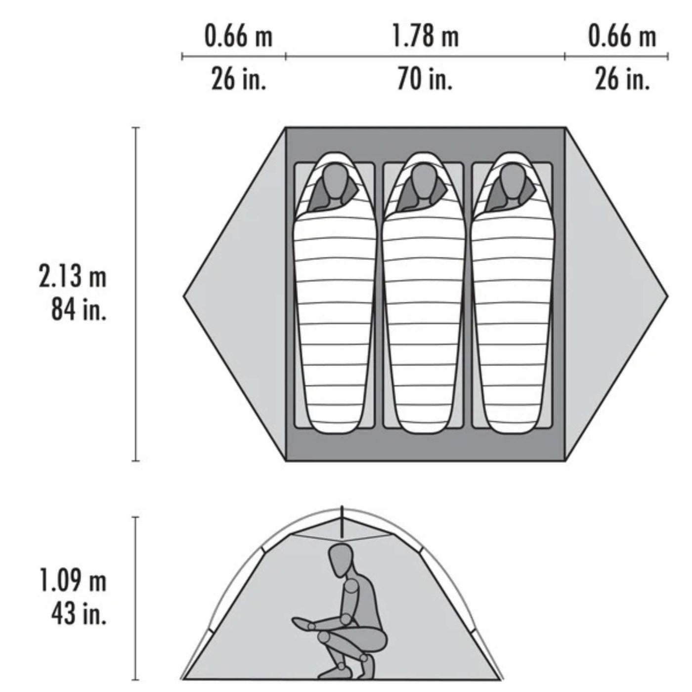 MSR Elixir 3 Tent with Footprint - 3 Person Tent | 3 Person Tent | Further Faster Christchurch NZ 