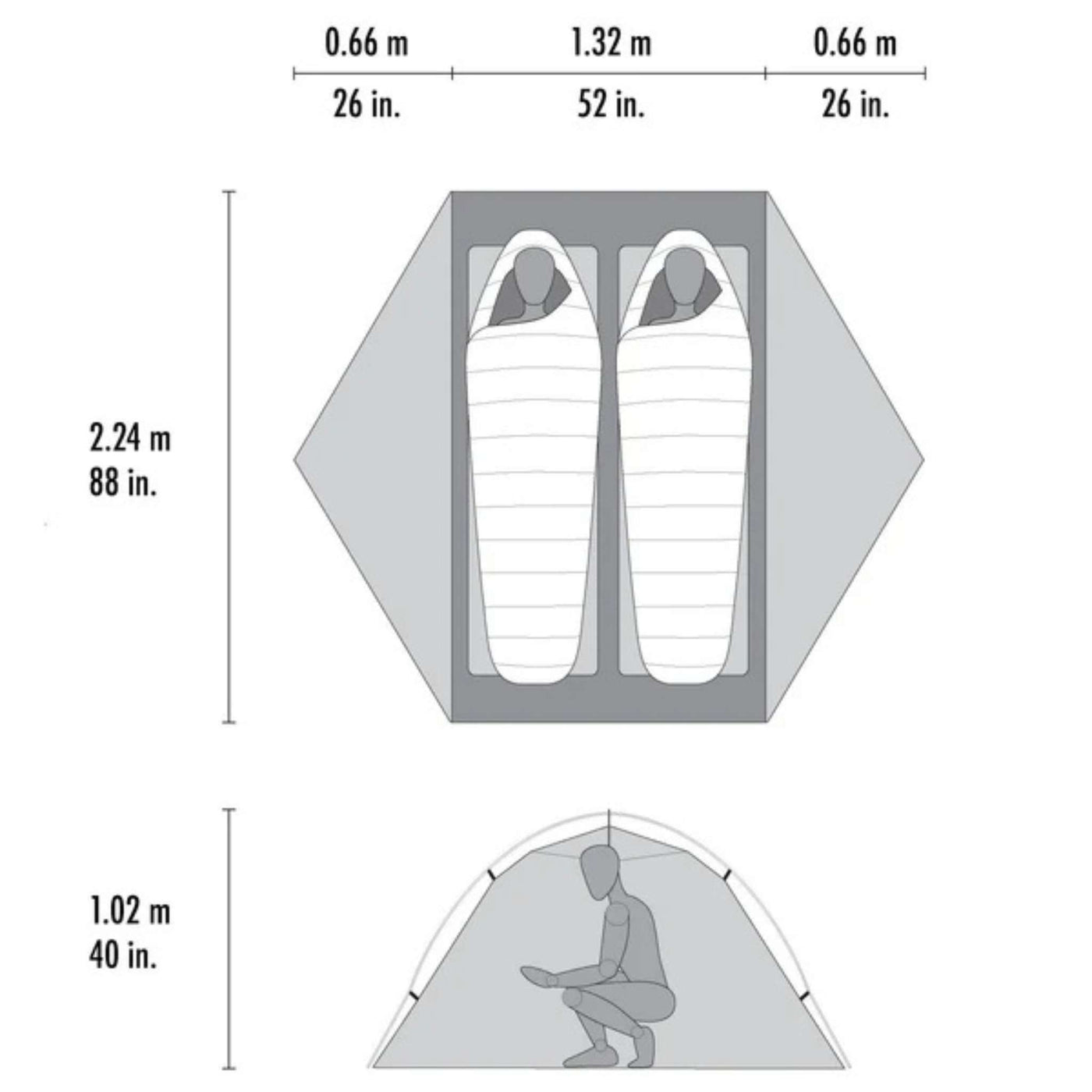 MSR Hubba Hubba LT 2 Tent - 2 Person | 2 Person Tent | Further Faster Christchurch NZ