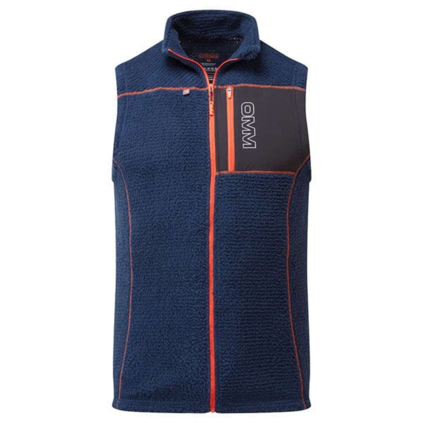 OMM Core Zipped Vest - Mens | Men's Insulated Vests | Further Faster Christchurch NZ | #navy