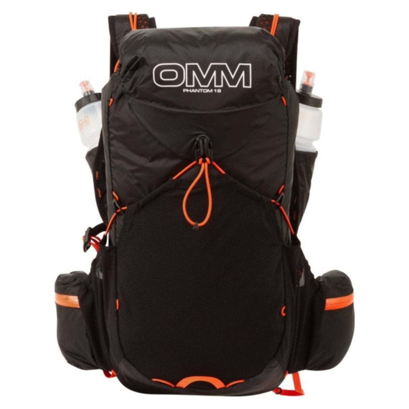 OMM Phantom 18 Backpack | Trail Running and Adventure Racing Vest Pack | Further Faster Christchurch NZ | #black