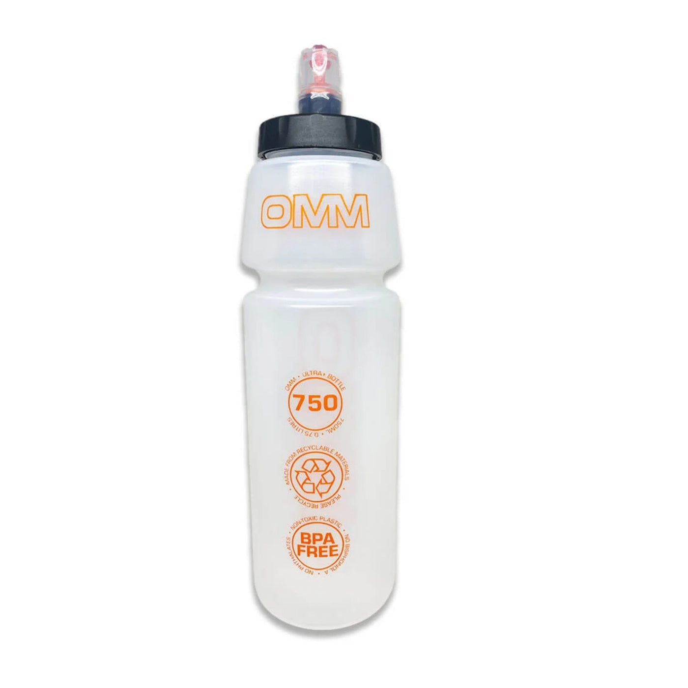 OMM Ultra + Bottle 750ml Bite Valve | Hiking Bladders and Bottles | Further Faster Christchurch NZ | #clear