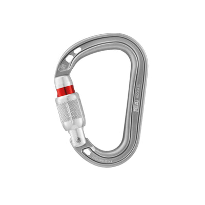 Petzl Rocha Screw Lock | Rock Climbing Carabiner | Further Faster Christchurch NZ | #light-grey