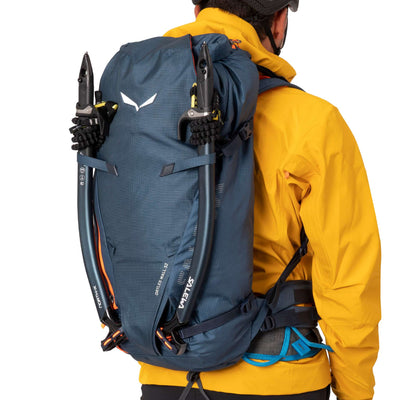 Salewa Ortles Wall 32L Backpack | Mountaineering and Hiking Pack | Further Faster Christchurch NZ | #dark-denim