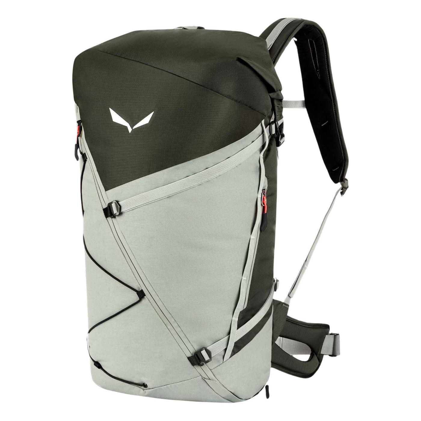 Salewa Puez 40+5L Backpack | Mountaineering and Hiking Pack | Further Faster Christchurch NZ | #shadow-dark-olive