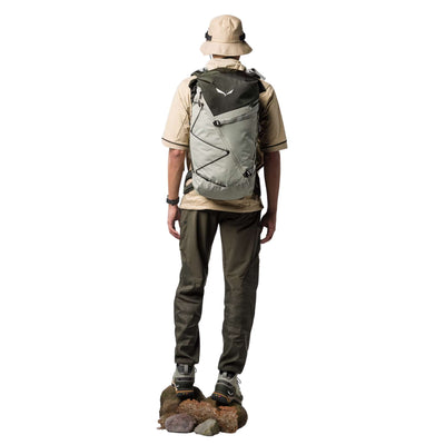 Salewa Puez 40+5L Backpack | Mountaineering and Hiking Pack | Further Faster Christchurch NZ | #shadow-dark-olive