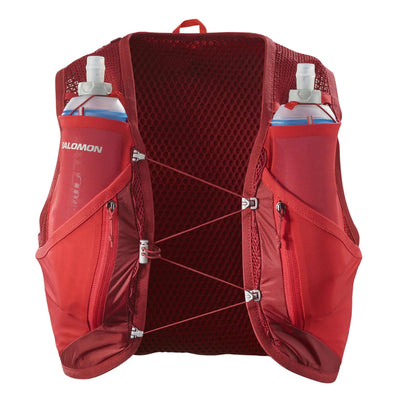 Salomon Active Skin 12 Set | Hydration Packs and Vests | Further Faster Christchurch NZ | #red-dahlia-high-risk-red