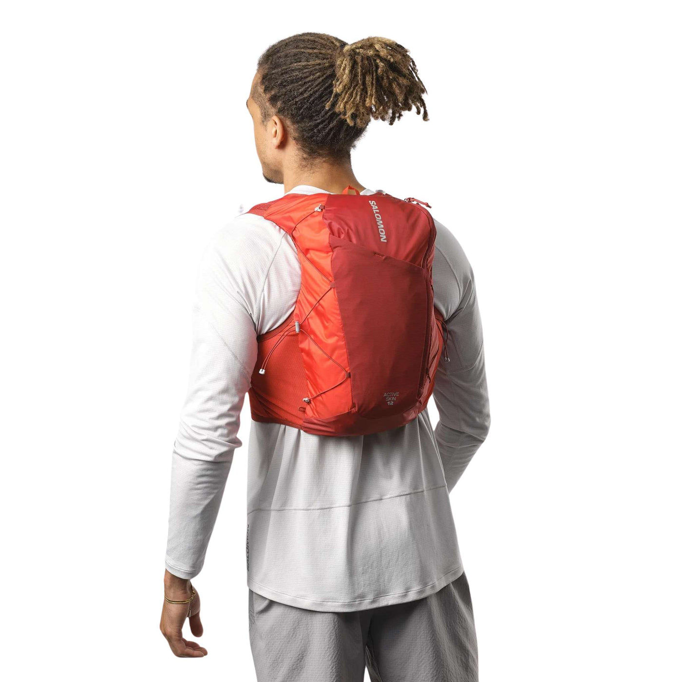 Salomon Active Skin 12 Set | Hydration Packs and Vests | Further Faster Christchurch NZ | #red-dahlia-high-risk-red