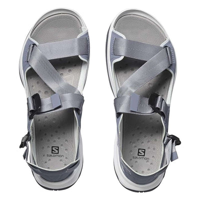 Salomon Clearance Tech Sandal - Womens | Womens Outdoor Sandal | Further Faster Christchurch NZ | #flint-stone-heath-ebony 