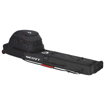 Scott Ski Wheel Premium Bag EVO | Touring and Alpine Poles Wheel Bag | Further Faster Christchurch NZ | #black-grey