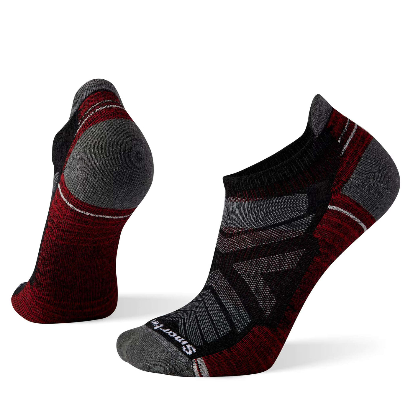 Smartwool Hike Light Cushion Low Ankle - Mens | Men's Hiking Socks NZ | Further Faster Christchurch NZ | #charcoal