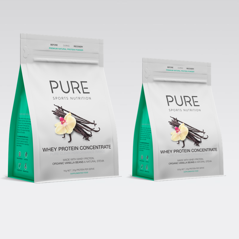 Pure Whey Protein 500g - Vanilla | Pure Sports Nutrition NZ