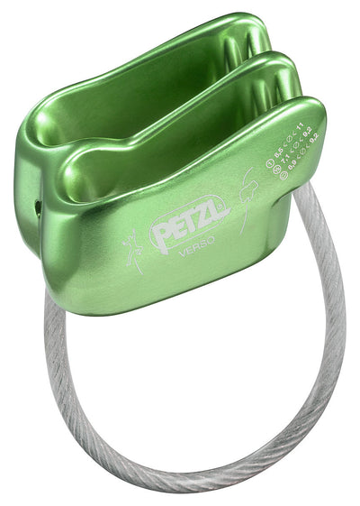 Petzl Verso | Rock Climbing Belay Device | NZ #green