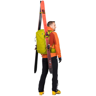 Deuter Freerider Pro 34+ | Ski Touring and Backcountry Backpack | Further Faster Christchurch NZ #moss-citrus