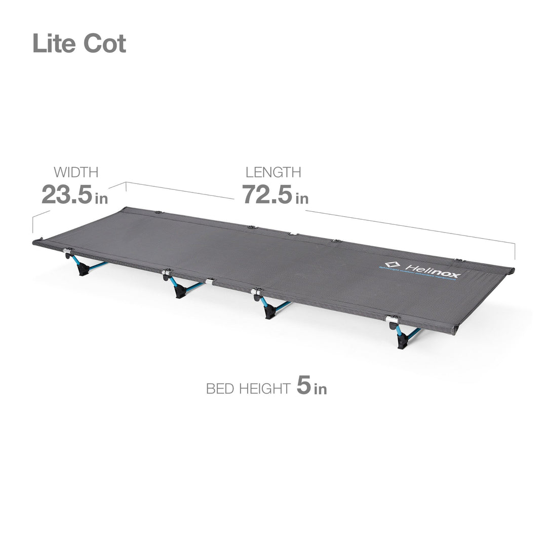 Helinox Lite Cot NZ Lightweight Camper Stretcher Further Faster NZ