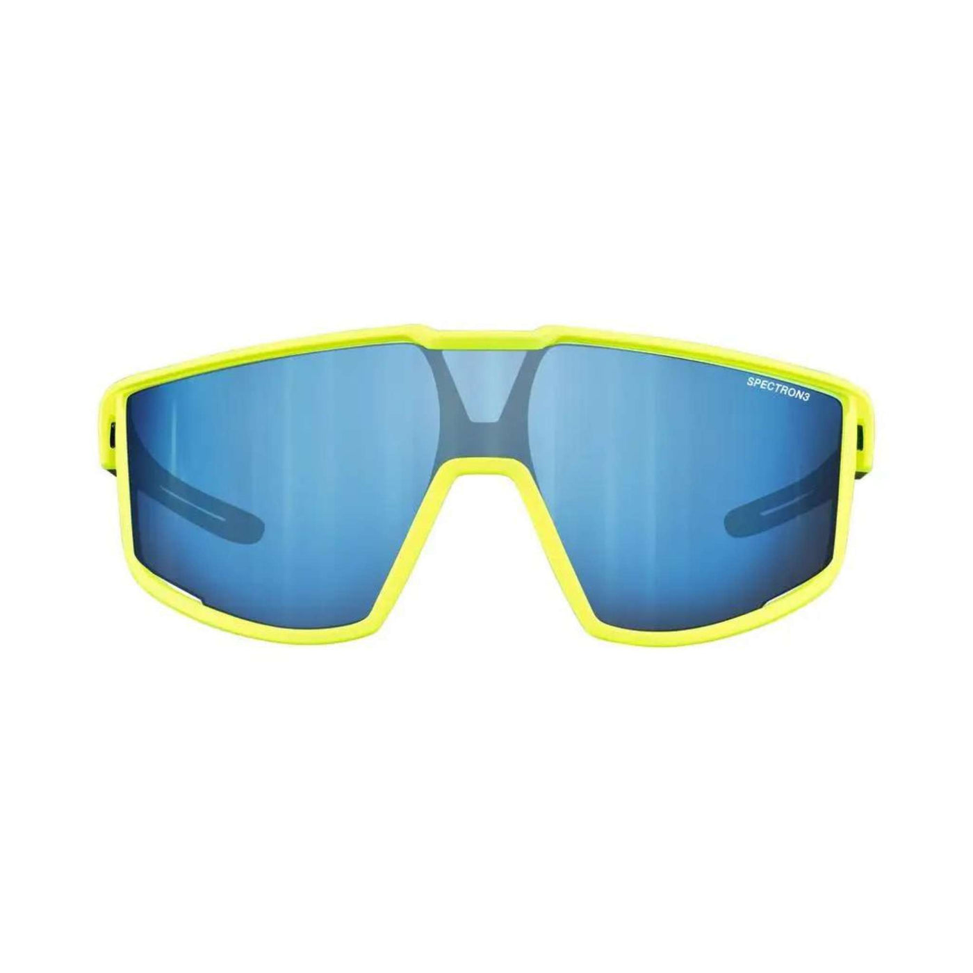 Julbo Fury S Fluorescent Yellow/Black Sunglasses - Spectron 3CF Lens | Performance Sunglasses NZ | Further Faster Christchurch NZ