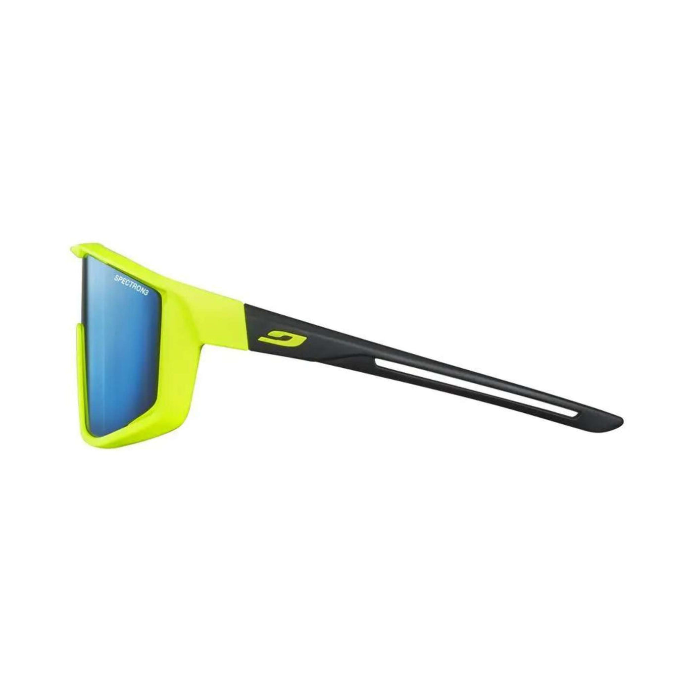 Julbo Fury S Fluorescent Yellow/Black Sunglasses - Spectron 3CF Lens | Performance Sunglasses NZ | Further Faster Christchurch NZ