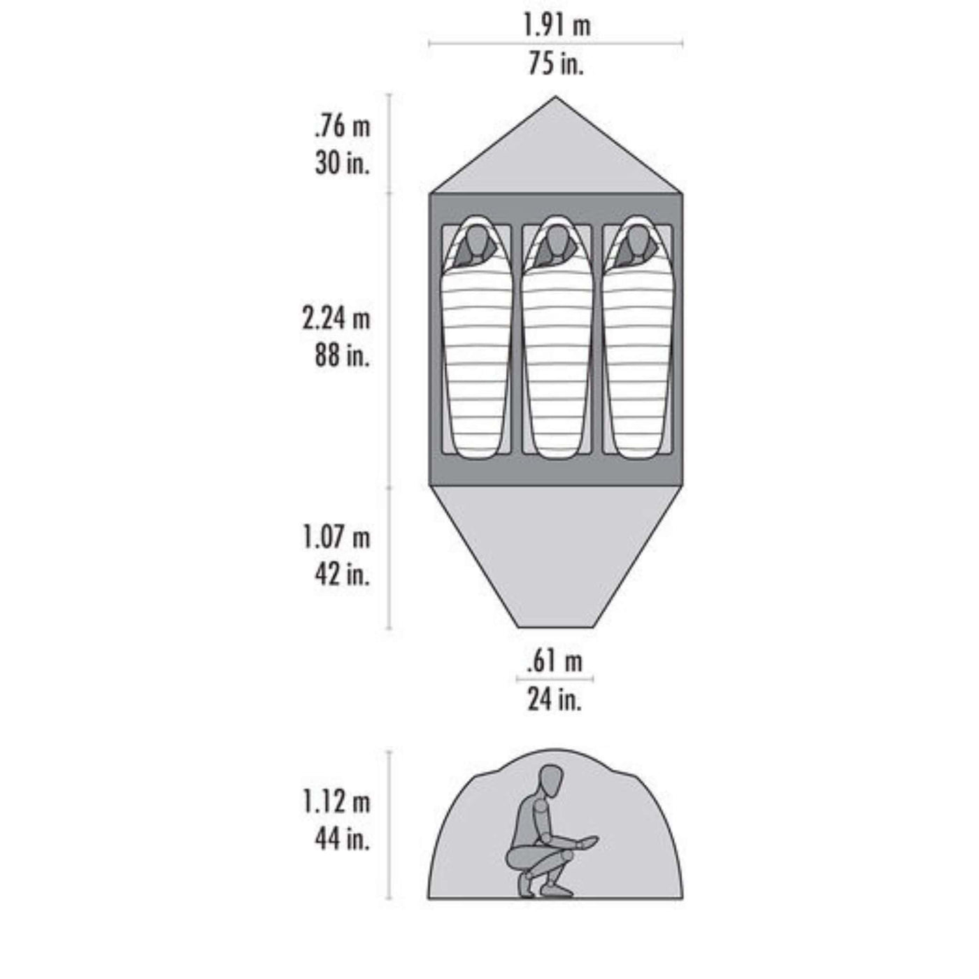 MSR Remote 3 Tent |  3 Person Mountaineering Tent NZ | Further Faster Christchurch NZ