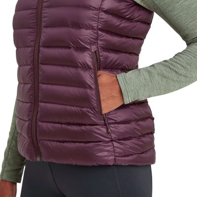 Montane Anti-Freeze Gilet - Womens | Womens Insulated Down Gilet NZ | Further Faster Christchurch NZ #saskatoon-berry