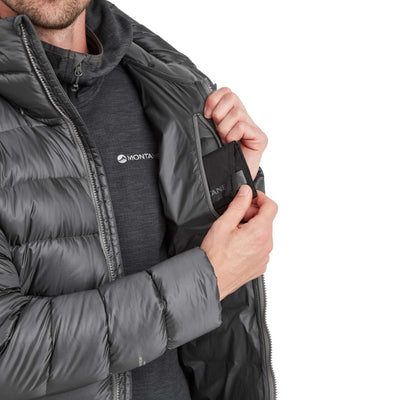 Montane Anti-Freeze XT Hoodie - Mens | Mens Down Insulated Jacket NZ | Further Faster Christchurch NZ #slate