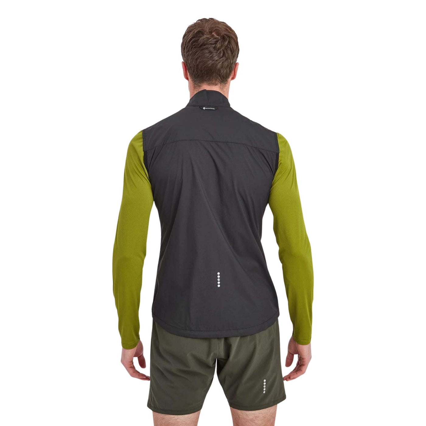 Montane Featherlite Gilet - Mens | Mens Lightweight Windproof Gilet NZ | Further Faster Christchurch NZ #black