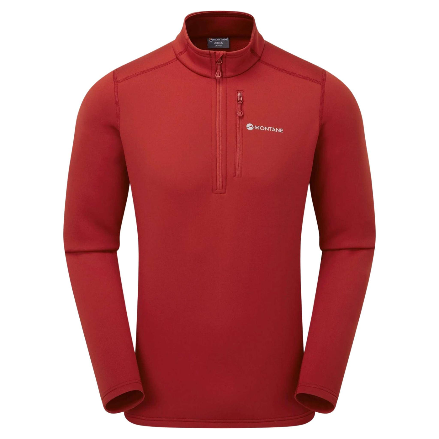 Montane Fury Pull-On - Mens | Mens Shell and Fleece NZ | Further Faster Christchurch NZ #acer-red 