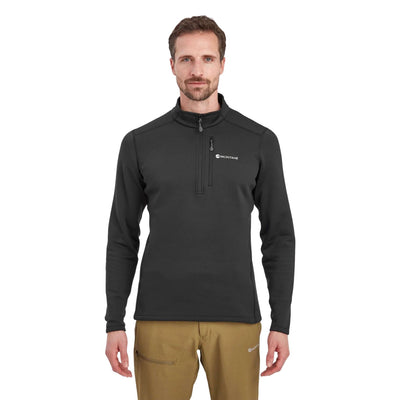 Montane Fury Pull-On - Mens | Mens Shell and Fleece NZ | Further Faster Christchurch NZ #black