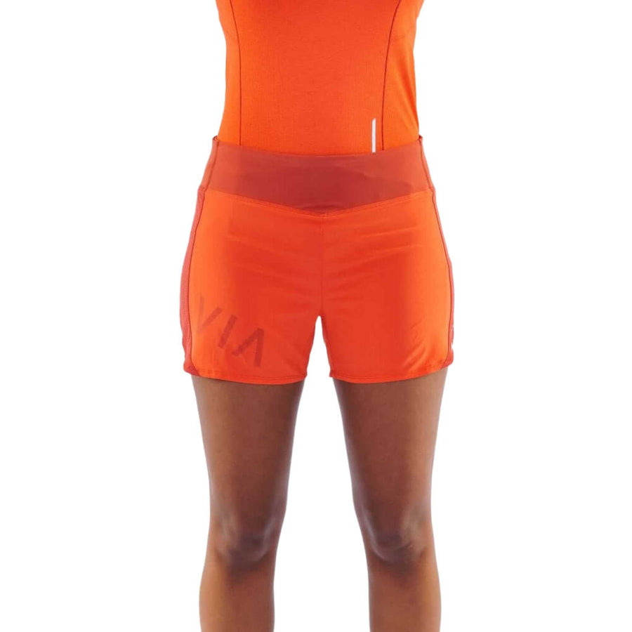 Orange Gym Shorts, Women Orange Gym Shorts