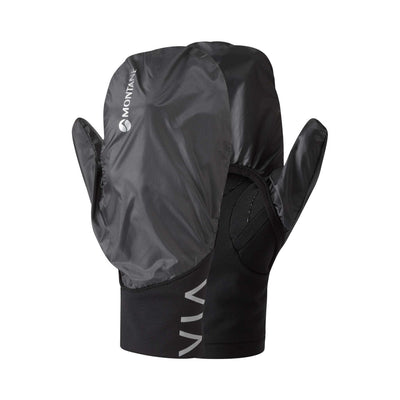 Montane Via Shift Glove | Trail Running and Hiking Glove | Further Faster Christchurch NZ #black