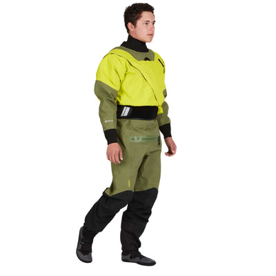 NRS Axiom Gore-Tex Pro Dry Suit - Mens  | Paddle Dry Suits | Further Faster Christchurch NZ  #nrs-chartreuse