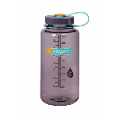 Nalgene Sustain Wide Mouth Bottle 1L | Hiking Water Bottles and Flasks | Further Faster Christchurch NZ #nalgene-aubergine