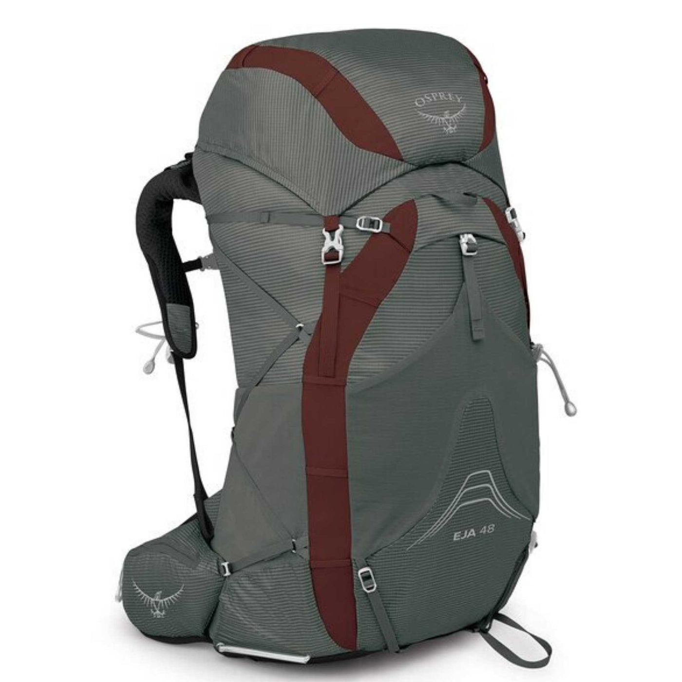 Osprey Eja 48 - Womens | Multi-Day Tramping and Hiking Pack | Osprey NZ | Further Faster Christchurch NZ #cloud-grey