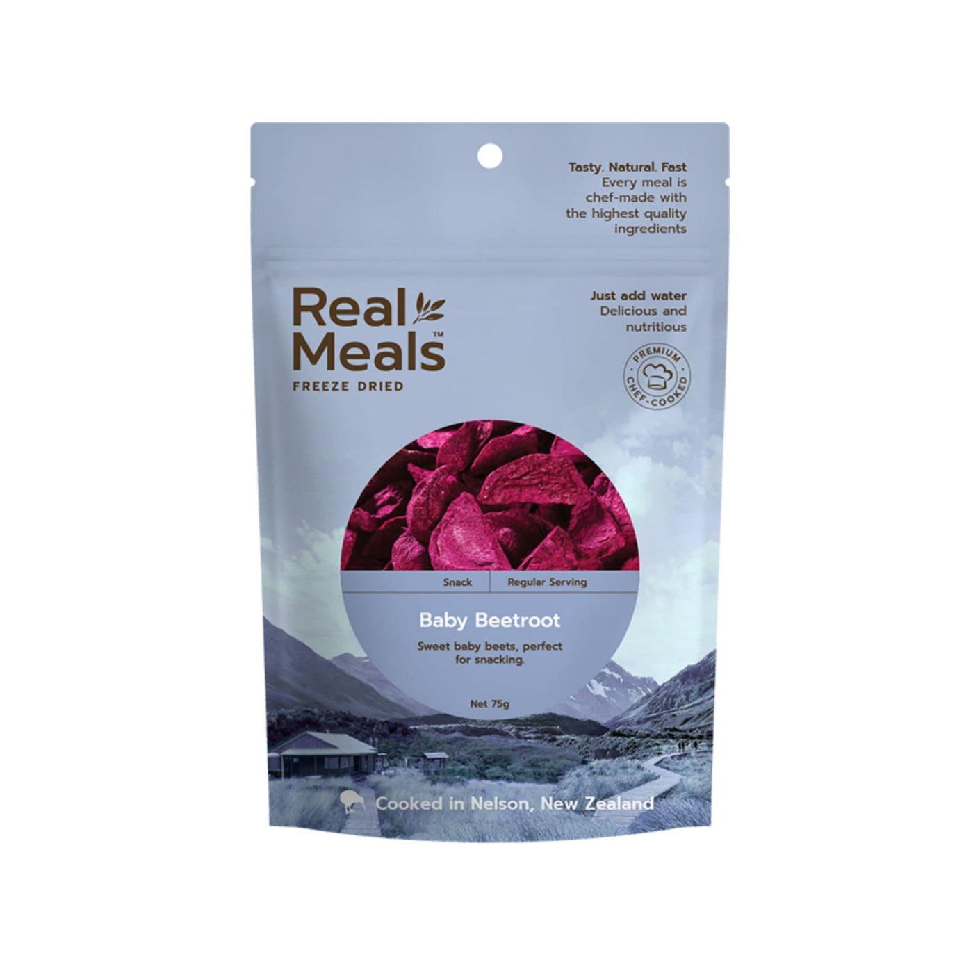 Real Meals Snacks - Baby Beetroot | Freeze Dried Snacks & Meals | Further Faster Christchurch NZ