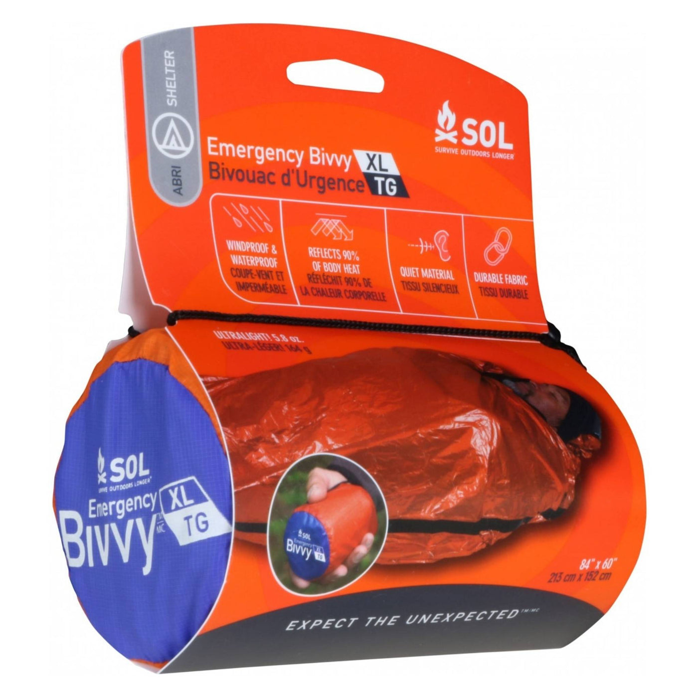 SOL Emergency XL 2 Person Bivvy | Backcountry Shelter NZ | Further Faster Christchurch NZ