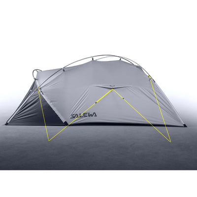 Salewa Litetrek III Tent | 3 Person 2 Season Camping Tent NZ | Further Faster Christchurch NZ #light-grey-cactus