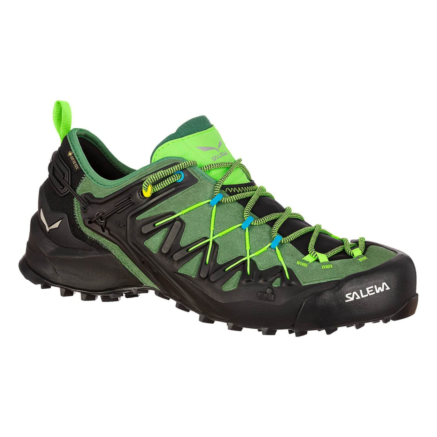 Salewa Clearance Wildfire Edge Gore-Tex - Mens | Mountaineering Approach & Scrambling Shoe | Further Faster Christchurch NZ | #myrtle-fluo-green