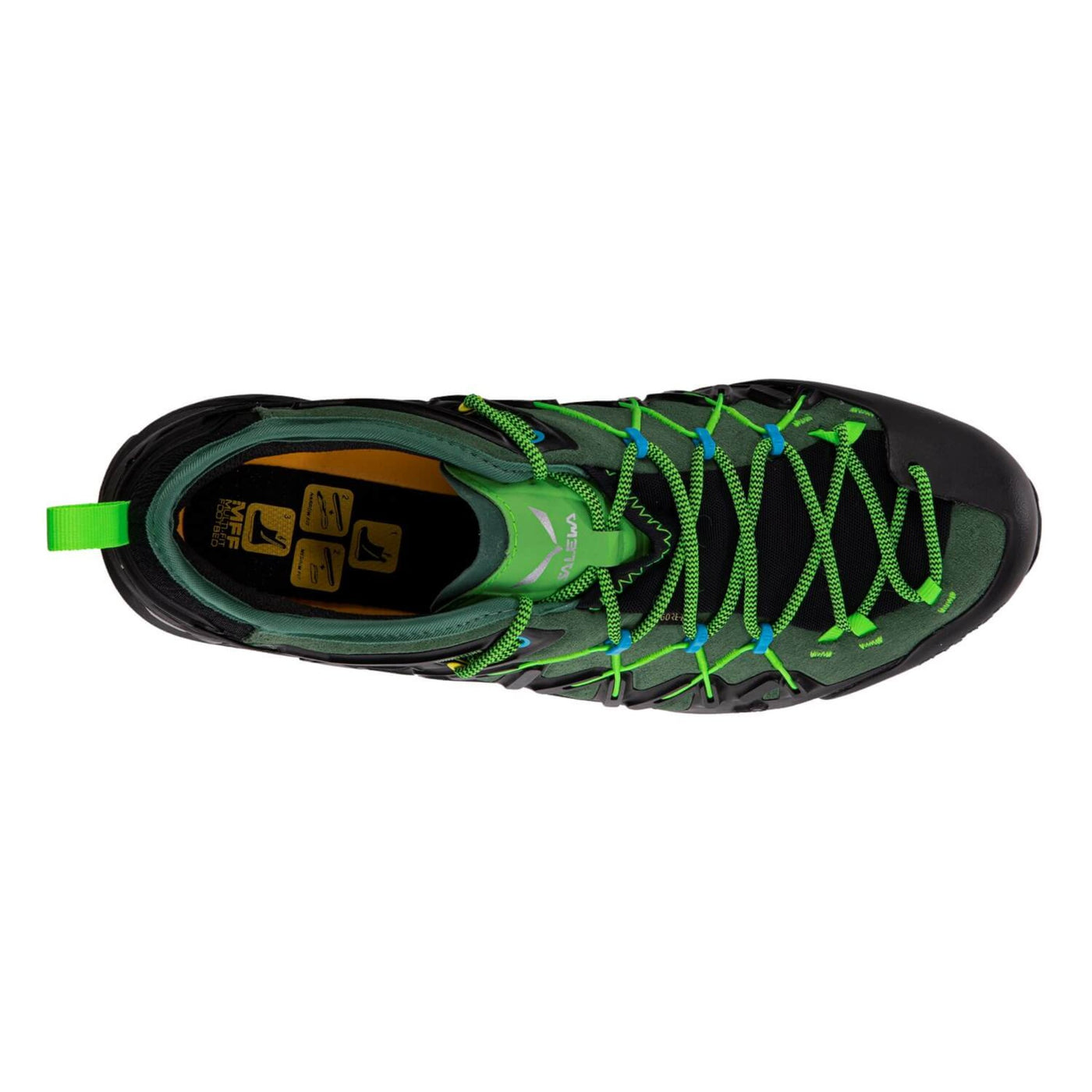 Salewa Clearance Wildfire Edge Gore-Tex - Mens | Mountaineering Approach & Scrambling Shoe | Further Faster Christchurch NZ | #myrtle-fluo-green