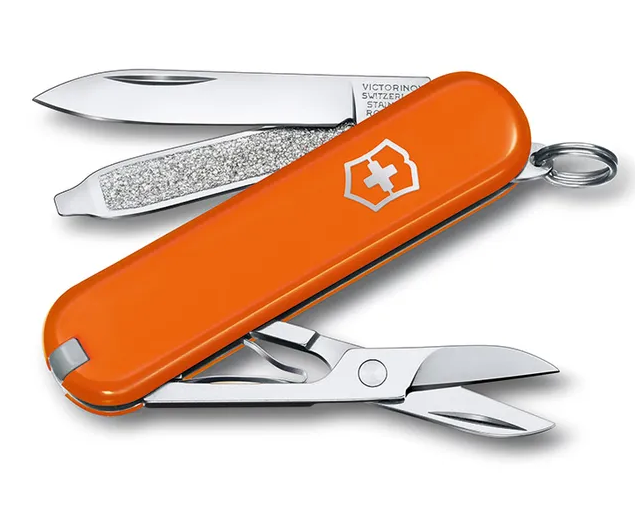 Victorinox Classic SD Swiss Army Knife - Classic Colours NZ | Pocket Knives N Z| Further Faster Christchurch NZ #mango-tango